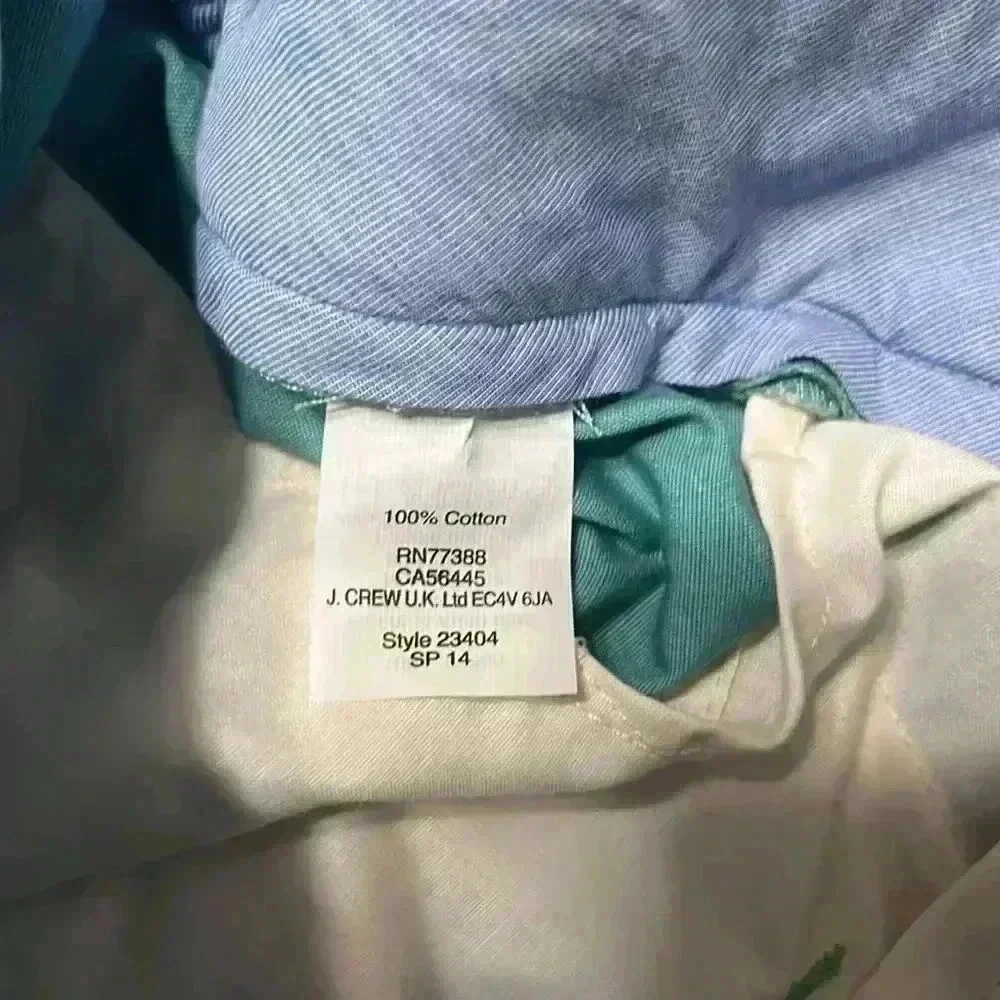 J Crew Mens 29x32 Classic Fit Teal Casual Pants